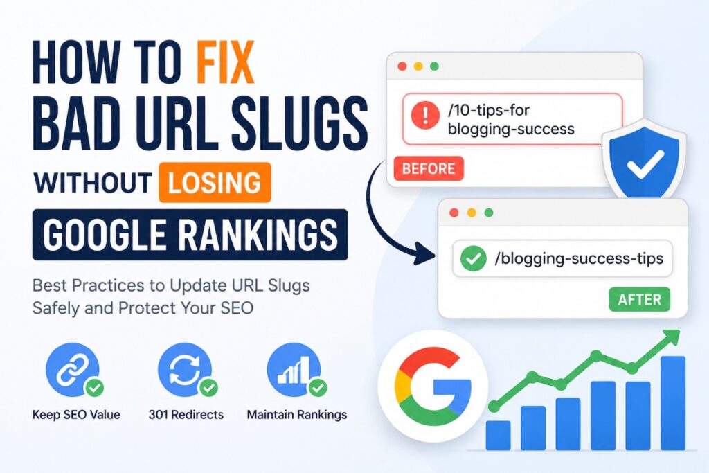 How to Fix Bad URL Slugs Without Losing Google Rankings
