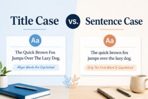 Title Case vs. Sentence Case: Differences & Examples