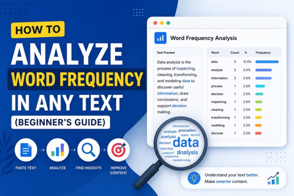 How to Analyze Word Frequency in Any Text