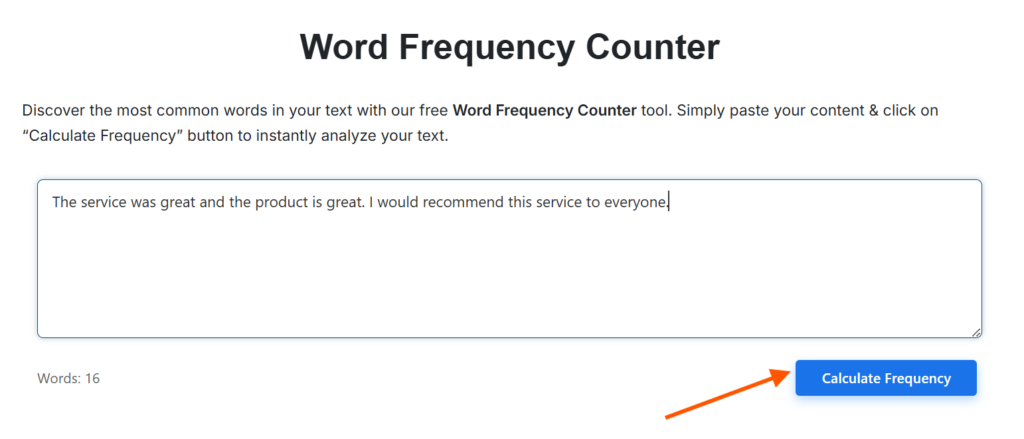 Word Frequency Counter