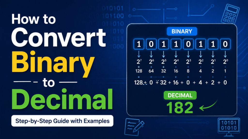 How to Convert Binary to Decimal