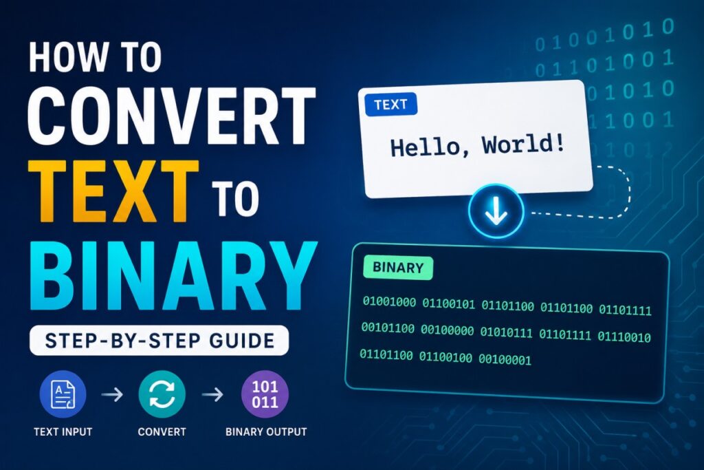 How to Convert Text to Binary